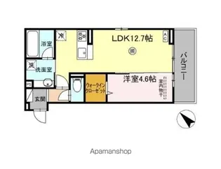 ヴィバーチェ【2階】の間取り