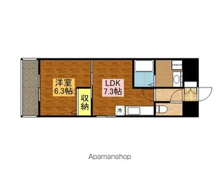 愛知県名古屋市中区上前津2丁目【マンション】の間取り