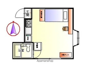 BE−HOUSE【201号室】の間取り