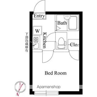レーヴ扇【1階】の間取り