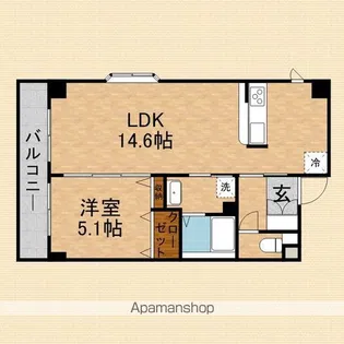 ブリランテふじみ野【3階】の間取り