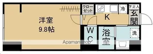 キャンパティオ米ケ袋【1階】の間取り