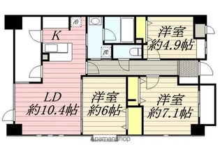 ル・ソンジュ樹【4階】の間取り