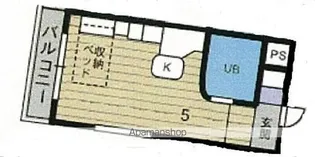 ラ・パルフェ・ド・コロン【405号室】の間取り