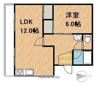 K・Tハイツ【1階】の間取り