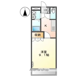 舞瑠夢【1階】の間取り