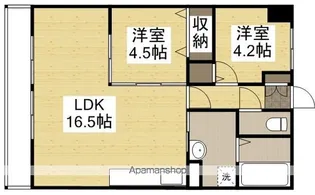 亀山総合ビル【405号室】の間取り