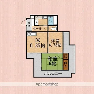 レスポワール池田【2階】の間取り
