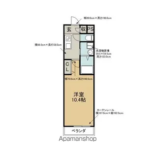 ハンプトンコート【2階】の間取り