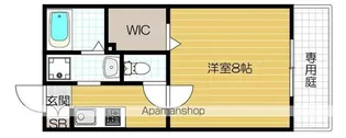 ヴェルデパエーゼ【103号室号室】の間取り