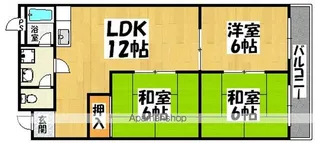 カーサ三国ヶ丘【2階】の間取り