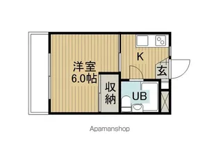 カーサ ドマーニ【404号室】の間取り