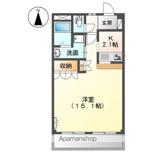 SUN VILLAGE(サンヴィレッジ)【2階】の間取り