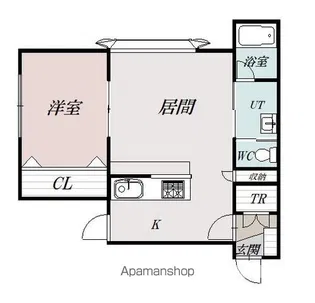 リバティー6・8【2階】の間取り
