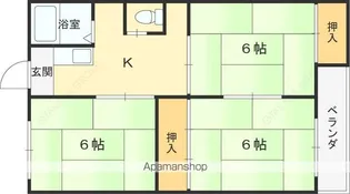 徳野コーポ【2階】の間取り
