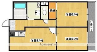 ニューラージあびこ【1階】の間取り