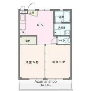 第5大島マンション【2階】の間取り