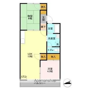 パークハイツ相川【2階】の間取り