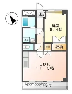 ラベンダー湘南【2階】の間取り