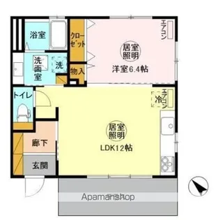 はついし東館【1階】の間取り