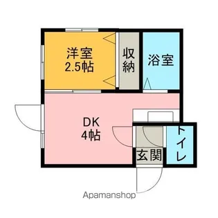 アークコート菊水【301号室】の間取り