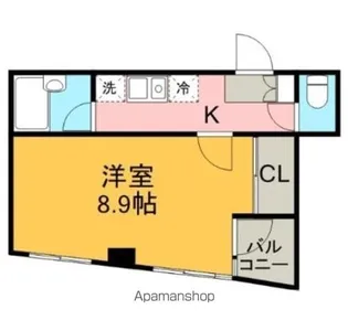 カーサ・ポラリス【203号室】の間取り