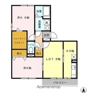 グランコート並柳 AB【2階】の間取り