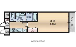 REーBE東三国【6階】の間取り