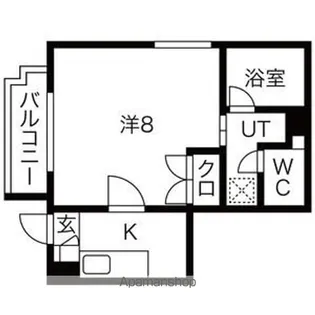 ヴェール本山【3階】の間取り