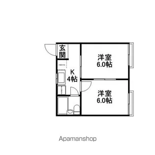 モリコーポ【105号室】の間取り