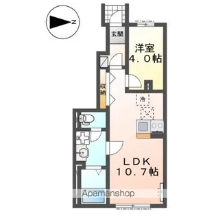 CLAIR(クレール)【1階】の間取り