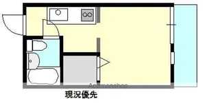 LA新徳田B【207号室】の間取り