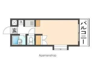 1Kの間取り画像