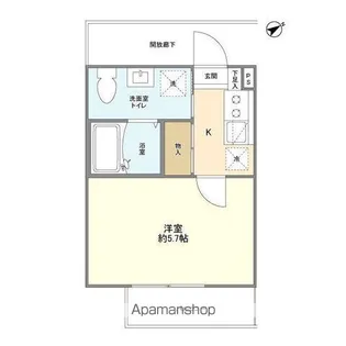 ヴェレタ津田沼【2階】の間取り