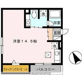 シャルマン深江 B棟【1階】の間取り