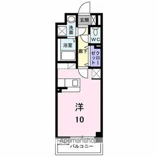 ロータス青山Ⅰ【1階】の間取り