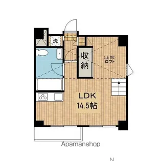ASレジデンス材木町【1005号室】の間取り