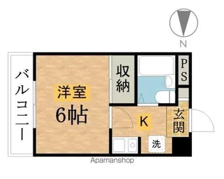 細野ハイツ【201号室】の間取り