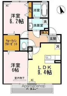 クラール【2階】の間取り