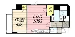 ルクレ上野【4階】の間取り