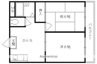 アメニティ醍醐【202号室】の間取り