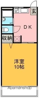 水口マンション【105号室】の間取り