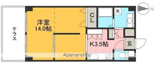 EXT B棟【1階】の間取り