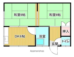 アエル立花【1号号室】の間取り