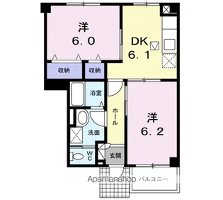 キャッスルMM【1階】の間取り