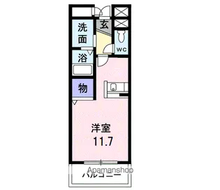 アニュー アフェニティー【2階】の間取り