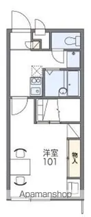 レオパレスラテラ【106号室】の間取り