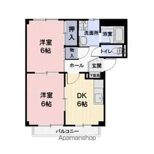 OISEAU BLEU A【2階】の間取り