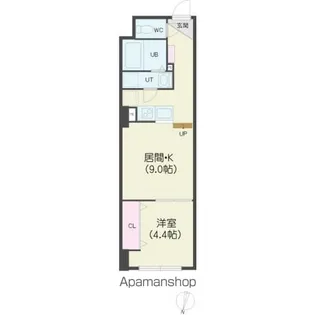 パークヒルズ中央12【8階】の間取り