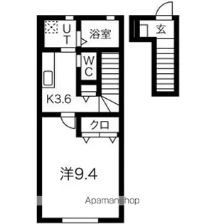 EL ALIVIO D棟【2階】の間取り